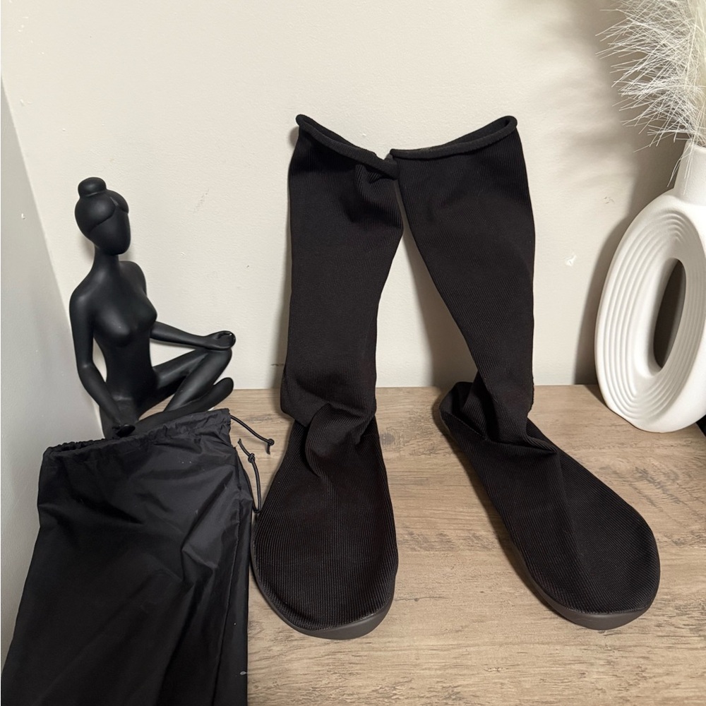 Black YEEZY Stretch Boots